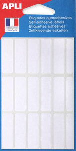 Étiquettes Blanches 12x38 mm 105 pièces