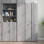 vidaXL Buffet haut sonoma gris 40x42 5x185 cm bois d'ingénierie