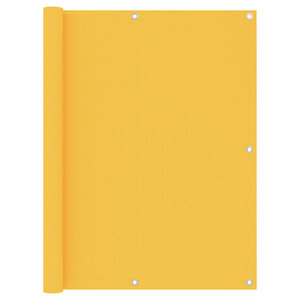 vidaXL Écran de balcon Jaune 120x300 cm Tissu Oxford