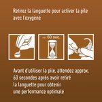 6 piles pour appareil auditif Zinc-Air PR13 PR48 0  Mercury/Hg - Orange PANASONIC