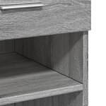 vidaXL Buffet sonoma gris 80x42 5x93 cm bois d'ingénierie