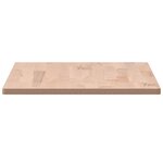 vidaXL Dessus de table 100x50x1 5cm rectangulaire bois massif de hêtre