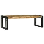 vidaXL Ensemble de 2 Tables Basses en Bois Massif de Manguier