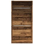 vidaXL Garde-robe vieux bois 100x50x200 cm bois d'ingénierie
