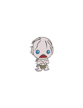 GOLLUM - The Lord Of The Rings Series Chibi 1 Once Argent Monnaie 2 Dollars Niue 2021