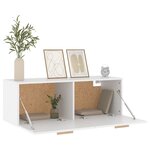vidaXL Armoire murale Blanc 100x36 5x35 cm Bois d'ingénierie