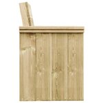 vidaXL Ensemble à manger d'extérieur 7 Pièces Bois de pin imprégné