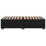 vidaXL Cadre de lit Noir 80x200 cm Velours