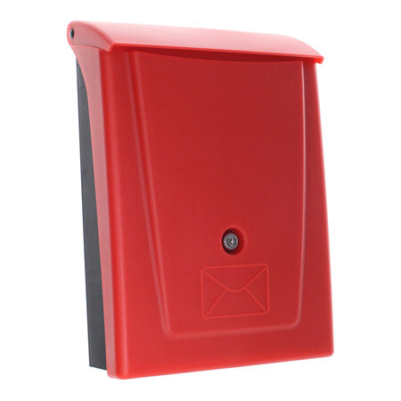 Boîte aux lettres en plastique profirst mail pm 780 noire/rouge