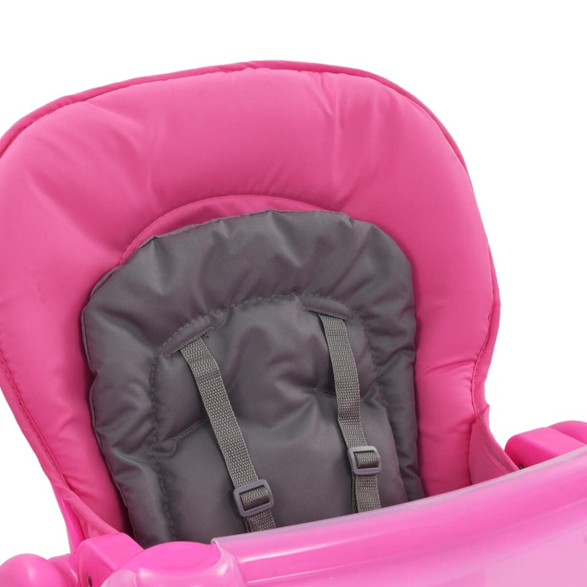 vidaXL Chaise haute pour bébé Gris - La Poste
