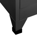 vidaXL Armoire à casiers Anthracite 90x40x180 cm Acier