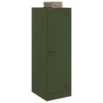vidaXL Buffet vert olive 34 5x39x107 cm acier