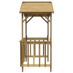vidaXL Abri de barbecue 163 5x93x210 cm Bois de pin imprégné