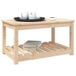 vidaXL Table de jardin 82 5x50 5x45 cm bois massif de pin