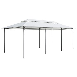 vidaXL Belvédère 600x298x270 cm Blanc 180 g/m²