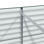 vidaXL Jardin surélevé vert 320x80x81 cm en acier galvanisé
