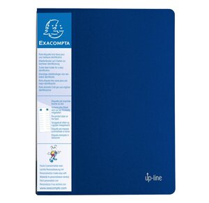 Protège-documents UPLINE PP opaque 60 vues 30 pochettes Bleu EXACOMPTA