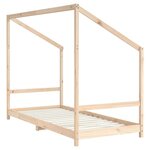 vidaXL Cadre de lit pour enfant 90x190 cm Bois de pin massif