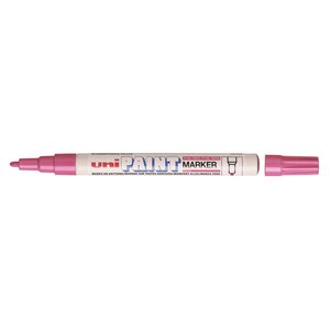 Marqueur PAINT Marker PX21 pointe conique fine 0,8 - 1,2mm Rose x 12 UNI-BALL