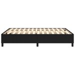 vidaXL Cadre de lit Noir 140x200 cm Tissu