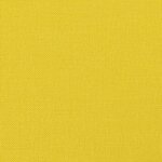vidaXL Canapé 2 places avec oreillers jaune clair 140 cm tissu