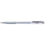 Roller à encre Hybrid Gel Grip K118 Pointe 0 8 mm Métallisé Argent x 12 PENTEL