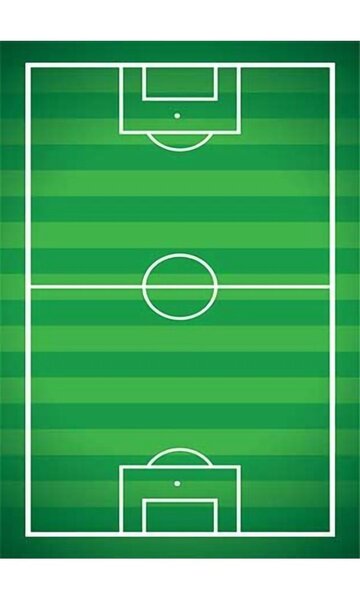 Tapis enfant SOCCER 120 x 160 cm - Vert
