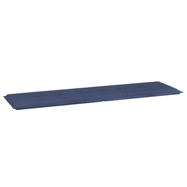 vidaXL Coussin de banc de jardin bleu marine 180x50x3 cm tissu oxford