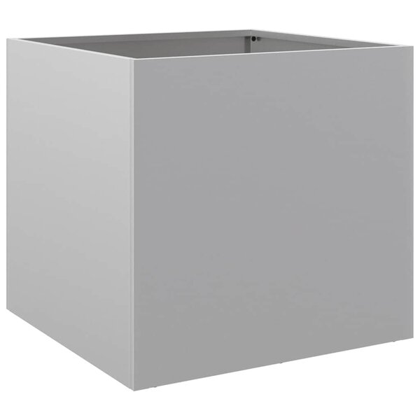vidaXL Jardinière argenté 49x47x46 cm acier galvanisé