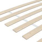 vidaXL Sommiers à lattes avec 48 lattes 2 Pièces 80x200 cm