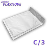 Lot de 50 enveloppes à bulles plastique c/3 format 140x215 mm