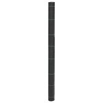 vidaXL Membrane anti-mauvaises herbes noir 1 5x200 m PP