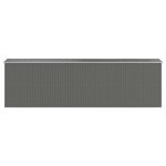 vidaXL Abri de jardin Gris clair 192x689x223 cm Acier galvanisé