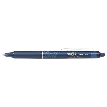 Stylo roller FRIXION BALL CLICKER 0.7 Bleu noir x 12 PILOT