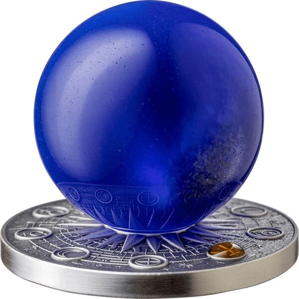 Pièce de monnaie en Argent 10 Cedis g 62.2 (2 oz) Millésime 2025 Solar System NEPTUNE