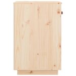 vidaXL Armoire de bureau 40x50x75 cm Bois massif de pin