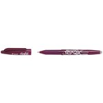 Stylo Roller Effaçable FRIXION BALL 07 Pointe Moyenne Rouge bordeaux PILOT