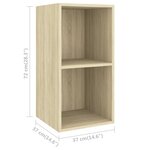 vidaXL Ensemble de meubles TV 3 Pièces Chêne sonoma Bois d'ingénierie