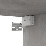 vidaXL Ensemble de meubles TV 7 Pièces Gris béton Bois d'ingénierie
