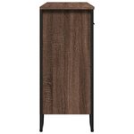 vidaXL Buffet chêne marron 97x32 5x74 5 cm bois d'ingénierie