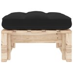 vidaXL Pouf palette de jardin bois de pin imprégné