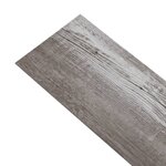 vidaXL Planche de plancher PVC autoadhésif 5 21 m² 2mm Marron bois mat