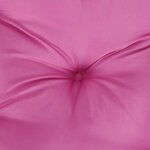 vidaXL Coussins de banc de jardin lot de 2 rose 120x50x7 cm tissu