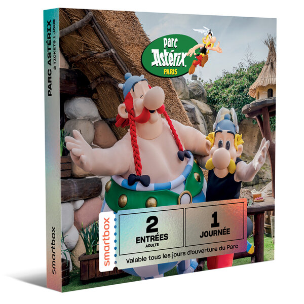 SMARTBOX - Coffret Cadeau Une journée au Parc Astérix en 2025 pour 2 adultes -  Multi-thèmes