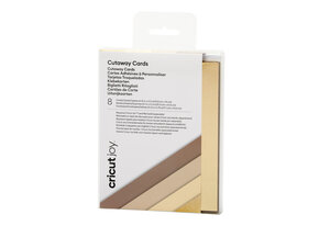 Cricut Joy Cartes Adhésives et Enveloppes Café/Chocolat 8 pièces