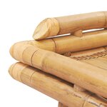 vidaXL Cadre de lit Bambou 140x200 cm