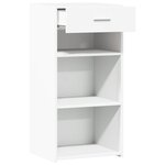 vidaXL Buffet blanc 45x42 5x93 cm bois d'ingénierie