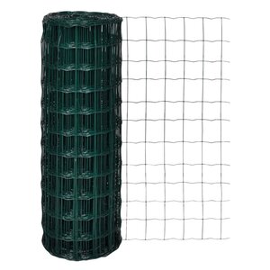 vidaXL Clôture Euro Acier 25 x 1 7 m Vert