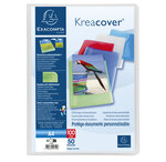 Protège-documents En Polypropylène Semi Rigide Kreacover® Chromaline 100 Vues - A4 - Couleurs Assorties - X 8 - Exacompta