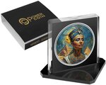 Pièce de monnaie en Argent 2 Pounds g 31.1 (1 oz) Millésime 2023 Elegance in Art NEFERTITI